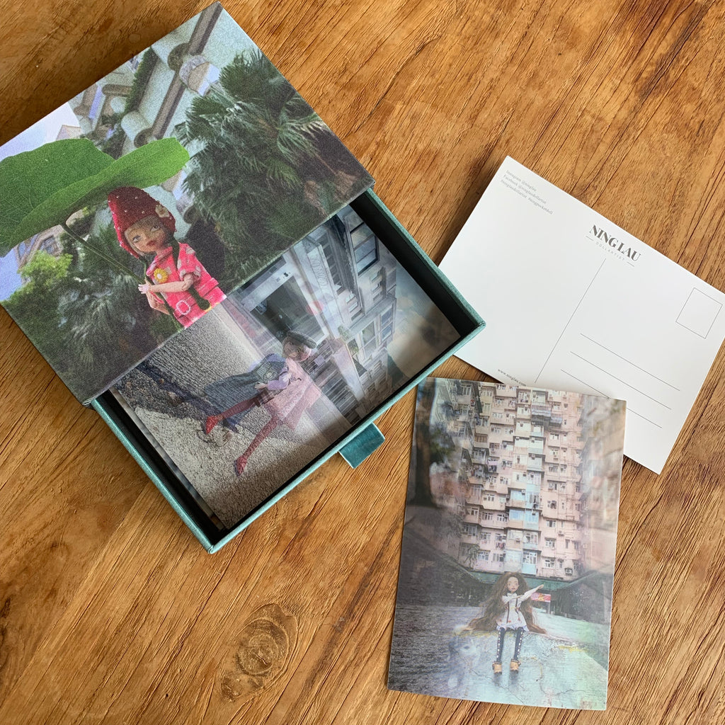 Lenticular postcard boxset – Ning Lau doll artist